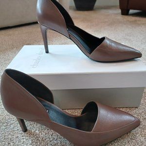 Charles David, Taupe Leather, 8